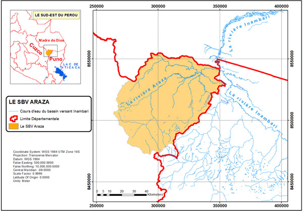 Sous-bassin versant Araza