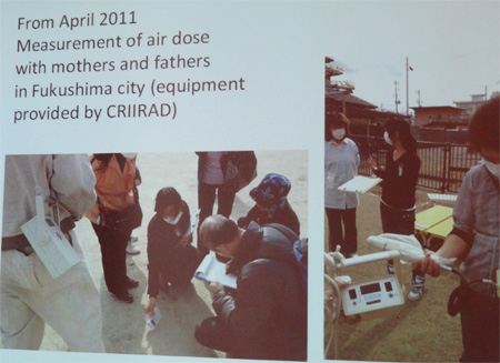 Fukushima, mesures dans les coles, confrence de presse, 12 mars 2013