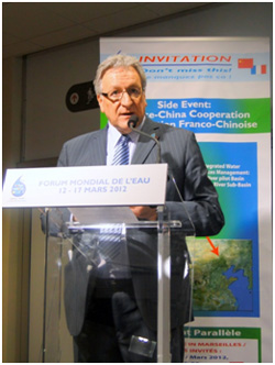Jean-Franois Donzier, Forum Mondial de l'Eau, Marseille 2012