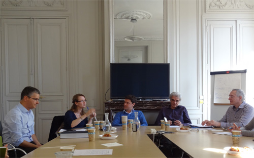 Intervenants du petit déjeuner-presse le 12 mars 2015