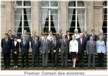 1er conseil des ministres sous la prsidence de M. Nicolas Sarkozy, le 18 mai 2007, photo Prsidence de la Rpublique