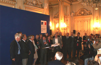 Medad, confrence de presse pour le lancement du Grenelle de l'environnement