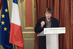 Nicolas Hulot, Prsident de la Fondation Nicolas Hulot pour la Nature et lHomme