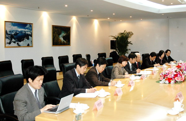 19 mars 2007, reunion sino-japonaise au ministere, la delegation japonaise