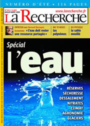 La Recherche, numro spcial sur l'eau !