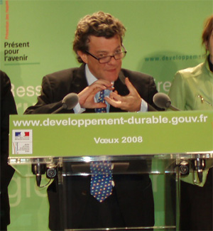 M. Jean-Louis Borloo lors des voeux à la presse
